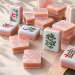 Garden at Four American Mahjong Set -Orange