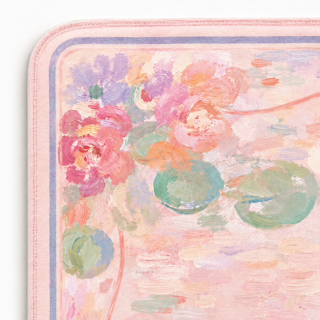 Pastel Floral Pond Mahjong Mat product image 3