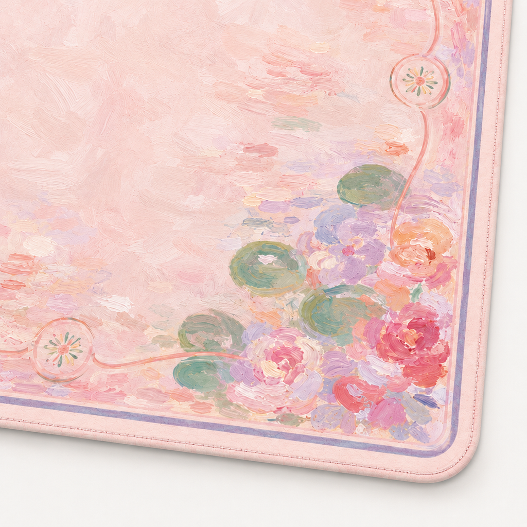 Pastel Floral Pond Mahjong Mat product image 4