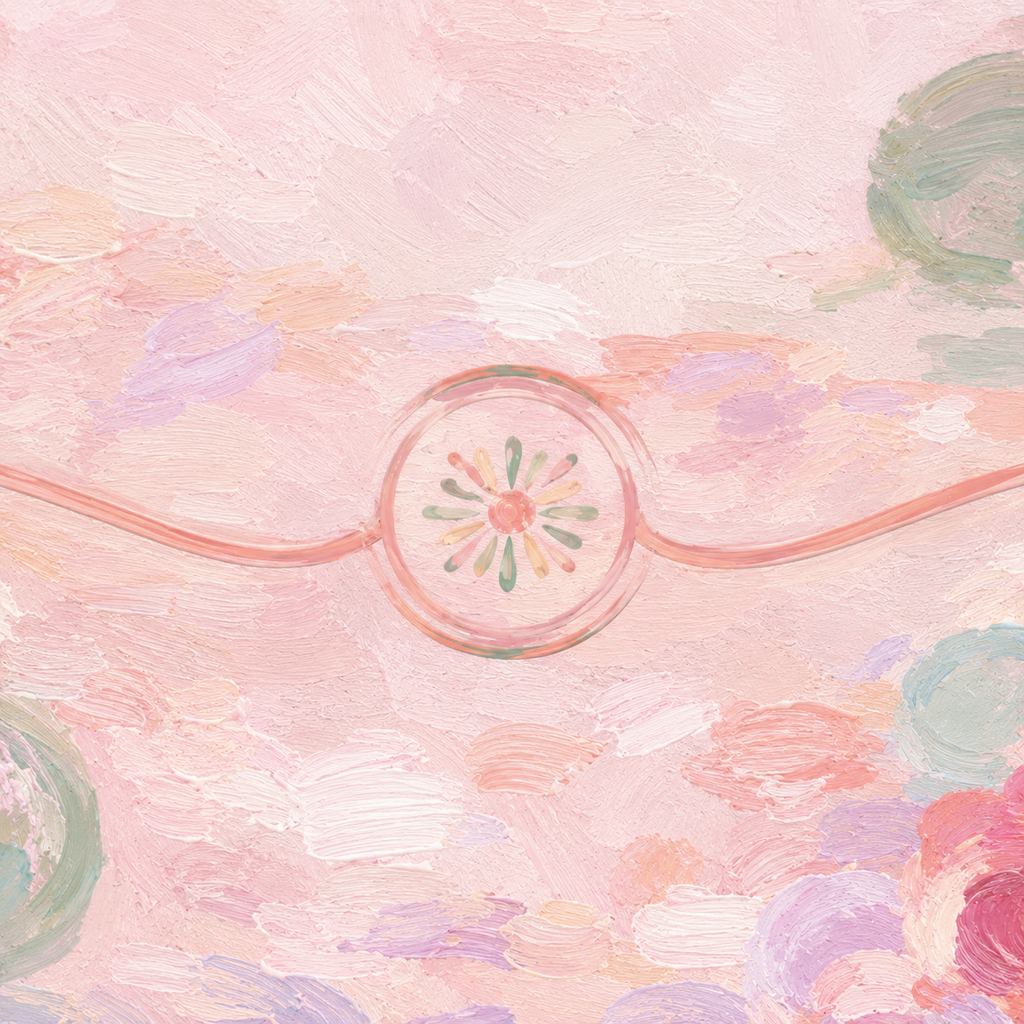 Pastel Floral Pond Mahjong Mat product image 7