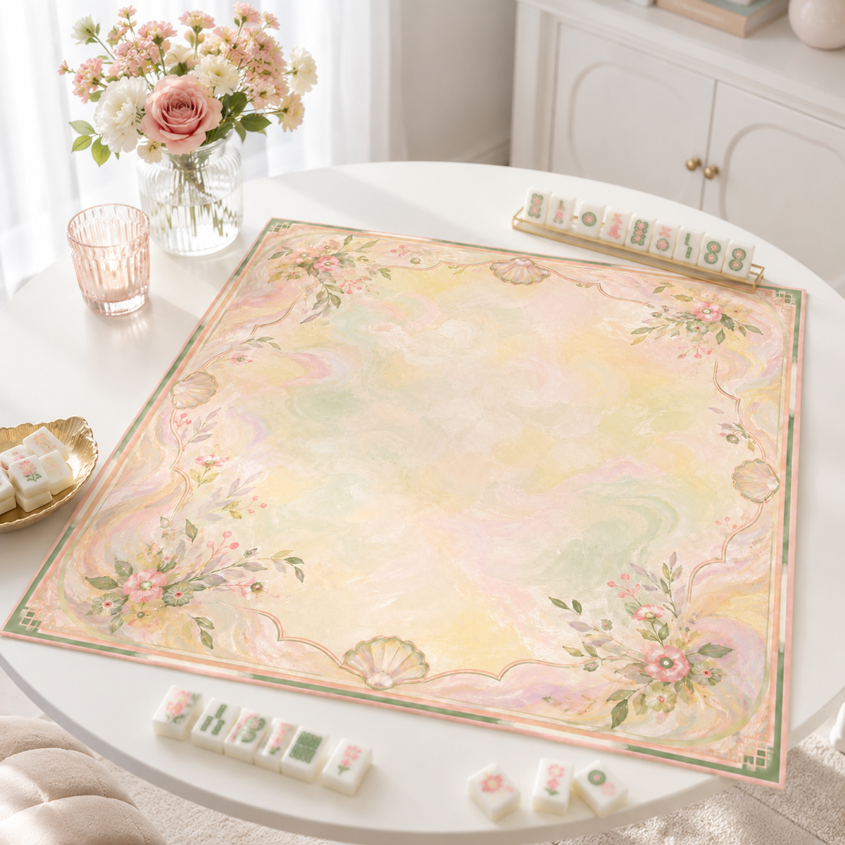 Soft Garden Shell Mahjong Mat product image 6