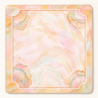 Pastel Shell Swirl Mahjong Mat product image 1 — main product image