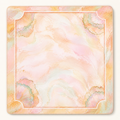 Pastel Shell Swirl Mahjong Mat