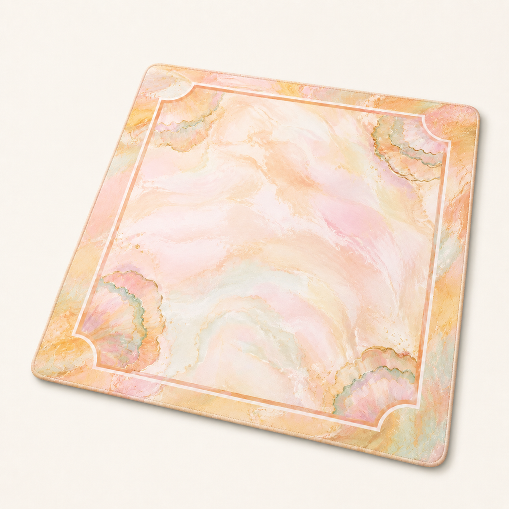 Pastel Shell Swirl Mahjong Mat product image 2