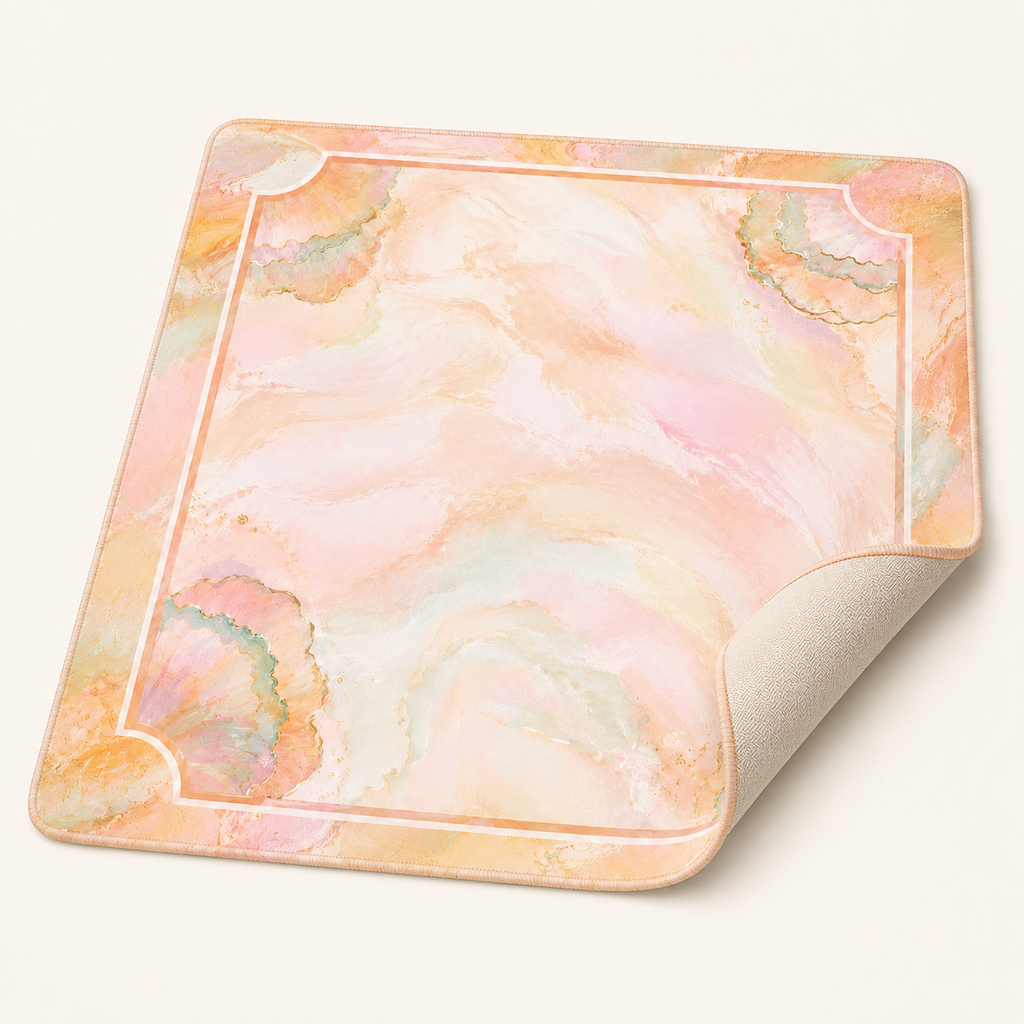 Pastel Shell Swirl Mahjong Mat product image 3