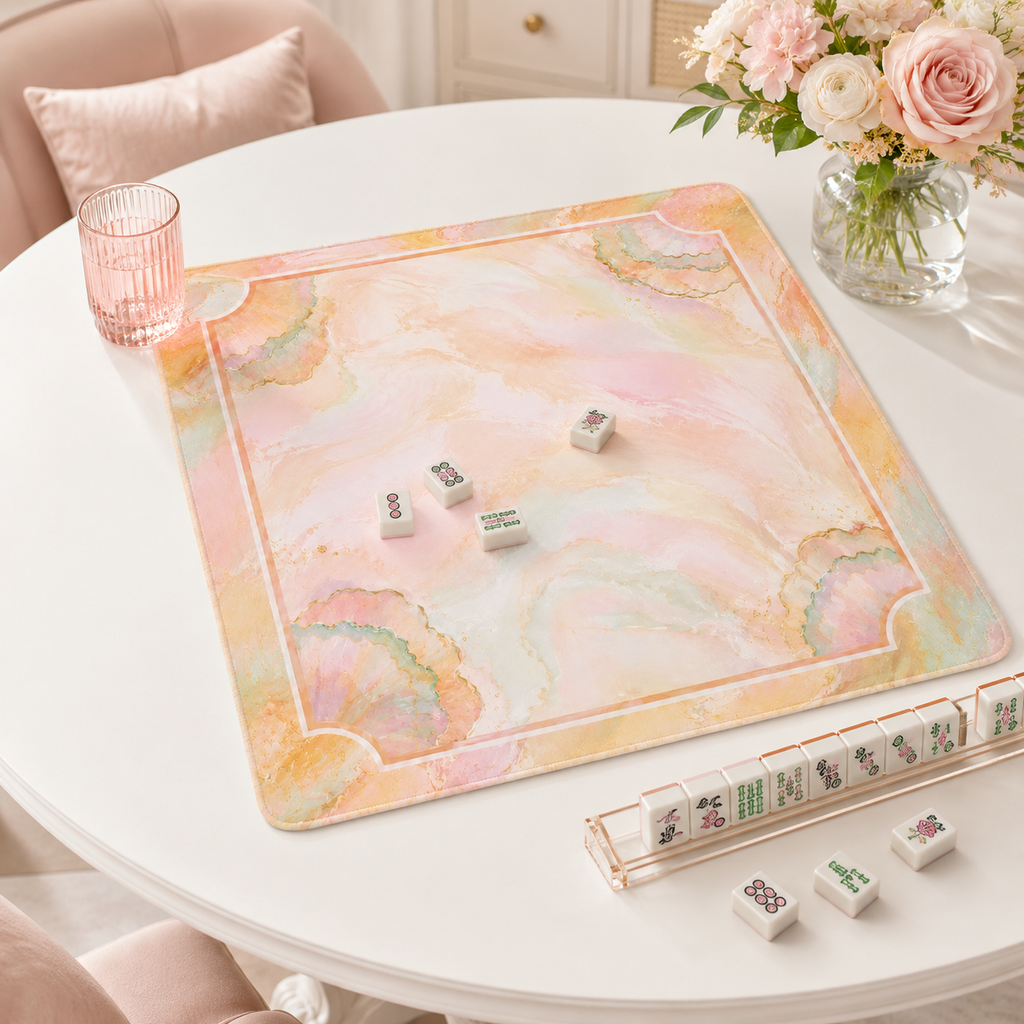 Pastel Shell Swirl Mahjong Mat product image 7