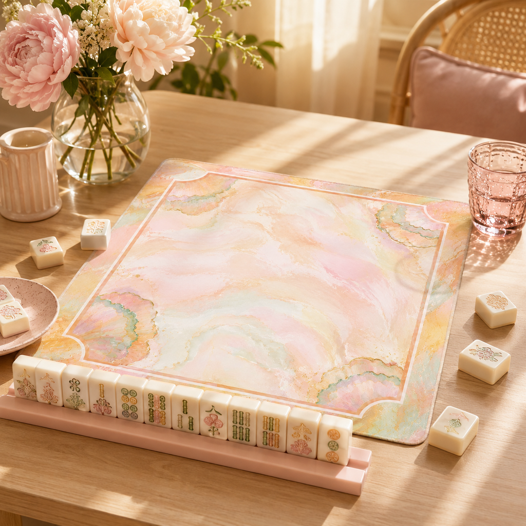 Pastel Shell Swirl Mahjong Mat product image 9