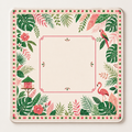 Tropical Flamingo Mahjong Mat product image 1 — main product image